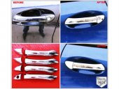 FAMS OTO AKSESUAR M. Benz C Klasse W203 Krom Kapı Kolu 4 Kapı 2001 Üzeri P. Çelik thumbnail 1