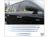 FAMS OTO AKSESUAR Land Range Rover 3 L322 Krom Cam Çıtası 6 parça 2002-2012 arası Paslanmaz Çelik - 1