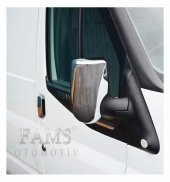FAMS OTO AKSESUAR Ford Transit Krom Ayna Kapağı 2 prç. 2000-2014 P. Çelik - 1