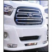 FAMS OTO AKSESUAR Ford Transit Krom Ön Panjur 3 parça 2014 ve üzeri Paslanmaz Çelik - 3
