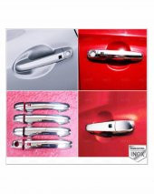 FAMS OTO AKSESUAR Hyundai i20 Krom Kapı Kolu 4 Kapı 2008-2014 P. Çelik (SENSÖRLÜ) thumbnail 1