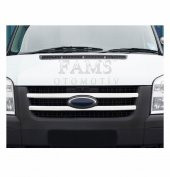 FAMS OTO AKSESUAR Ford Transit Krom Ön Panjur 2  parça 2006-2014 arası Paslanmaz Çelik - 1