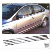 FAMS OTO AKSESUAR Ford Focus 2 SEDAN Krom Cam Çıtası 4 prç. 2005-2011 P. Çelik - 1