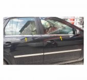 FAMS OTO AKSESUAR Ford Focus 2 HB Krom Cam Çıtası 4 prç. 2005-2011 Paslanmaz Çelik - 1