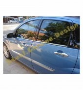 FAMS OTO AKSESUAR Ford Focus 1 Krom Cam Çıtası 4 Prç. 1998-2005 P.Çelik - 1