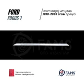 FAMS OTO AKSESUAR Ford Focus 1 Krom Bagaj Alt Çıtası 1998-2005 Arası P.Çelik  (SEDAN) thumbnail 3