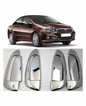 FAMS OTO AKSESUAR Fiat Linea Krom Kapı Kolu 4 Kapı 8 Parça 2007 ve üzeri Paslanmaz Çelik (Çerçeveli) - 1