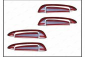 FAMS OTO AKSESUAR Fiat Linea Krom Kapı Kolu 4 Kapı 8 Parça 2007 ve üzeri Paslanmaz Çelik (Çerçeveli) - 3