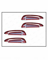 FAMS OTO AKSESUAR Fiat Grande Punto Krom Kapı Kolu 4 Kapı 8 parça 2005 ve üzeri Paslanmaz Çelik - 3
