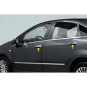 FAMS OTO AKSESUAR Fiat Linea Krom Kapı Kolu 4 Kapı 8 Parça 2007 ve üzeri Paslanmaz Çelik (Çerçeveli) thumbnail 4