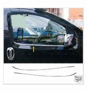 FAMS OTO AKSESUAR Fiat Fiorino Krom Cam Çıtası 2 prç. 2008 Üzeri P. Çelik - 1