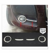 FAMS OTO AKSESUAR Fiat DOBLO Krom Sis Çerçeve + Kaş 4 prç P.ÇELİK 2010-2015 ARASI - 1