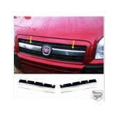 FAMS OTO AKSESUAR Fiat Doblo Krom Ön Panjur 2 prç. 2006-2010 Arası P. Çelik - 1