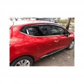 FAMS OTO AKSESUAR Renault Clio 4 HB Krom Cam Çıtası 8 prç. 2012 ve üzeri Paslanmaz Çelik - 3