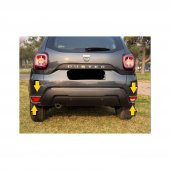 FAMS OTO AKSESUAR Dacıa Duster Krom Arka Reflektör Çerçevesi 2 parça 2018 ve üzeri Paslanmaz Çelik thumbnail 1