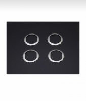 FAMS OTO AKSESUAR Dacia Logan Krom Havalandırma Çerçevesi 4 Prç. 2005-2012 P. Çelik thumbnail 1