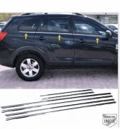 FAMS OTO AKSESUAR Chevrolet Captiva Krom Cam Çıtası 6 prç. 2007 Üzeri P. Çelik - 1