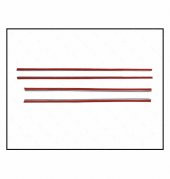 FAMS OTO AKSESUAR Chevrolet Aveo SEDAN Krom Cam Çıtası 4 parça P.ÇELİK 2005-2011 - 3