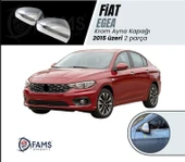 FAMS OTO AKSESUAR Fiat EGEA Krom Ayna Kapağı 2 parça PASLANMAZ ÇELİK 2015 üzeri thumbnail 1