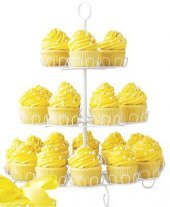 STAND 24 LÜ BEYAZ CUPCAKE - 1