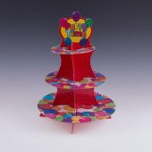 STAND 3 KATLI KARTON BALONLU - 1