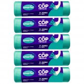 SMARTER 5 Lİ JUMBO BOY ÇÖP TORBASI 80x110cm ( ÇÖP POŞETİ ) - 1