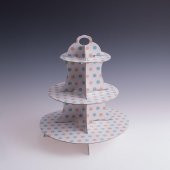 STAND 3 KATLI KARTON RENKLİ PUANTİYELİ - 1