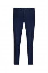Slim Fit Lacivert Erkek Kumaş Pantolon - 1