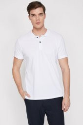 Erkek Mavi Polo Yaka T-Shirt 9YAM12133LK - 12
