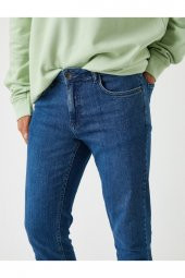 Erkek Jean Pantolon Mavi 2kam43340ld - 11