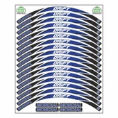 Mondial Drift L Uyumlu Mavi 1 Set Jant Şeridi thumbnail 1