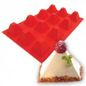 SİLİKON YERLİ 40*60 PİRAMİT ADET PASTA SQ-1589 - 1