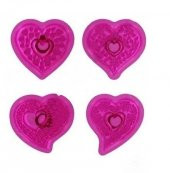 KOPAT BASMALI 4 LÜ DESENLİ KALP KY-3099 - 1