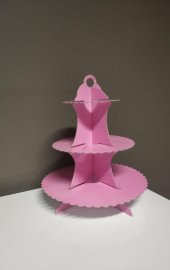 STAND 3 KATLI KARTON PEMBE - 1