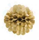 TOP SÜS KAGIT ÇİÇEK ALTIN - 1