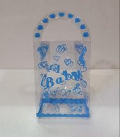 KUTU ASETAT 10 LU BABY MAVİ 7X10CM - 1