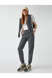 Beli Lastikli Jogger Eşofman Altı - 1