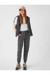 Beli Lastikli Jogger Eşofman Altı - 2