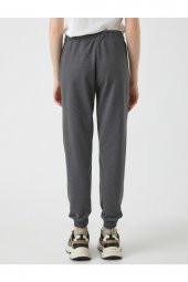 Beli Lastikli Jogger Eşofman Altı - 4