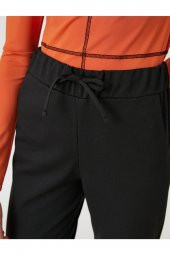 Beli Lastikli Jogger Eşofman Altı - 6