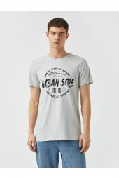 Baskılı Slim Fit Tişört - 3