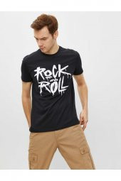 Erkek T-shirt Siyah 1yam11827lk - 6