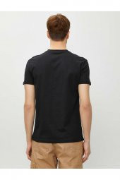 Erkek T-shirt Siyah 1yam11827lk - 9