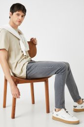 Erkek Gri Pantolon 1YAM43017LD - 1