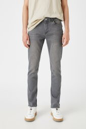 Erkek Gri Pantolon 1YAM43017LD - 3