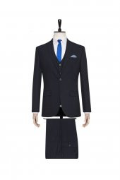 Yelekli Slim Fit Takım Elbise - 1