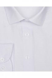 Slim Fit Armür Desenli Erkek Gömlek - 6