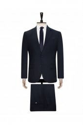 Lacivert Slim Fit Takım Elbise - 1