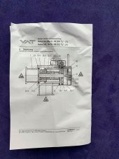 VAT 24428-KA21-BCF1 Pnömatik Vacuum Angle Valve DN 25 - Havalı Açılı Valf - 12