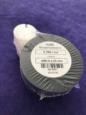 Kurz K 708 / Out Siyah Wax Ribon 600m x 55mm - Termal Baskı Kağıdı Wax Ribbon - 1
